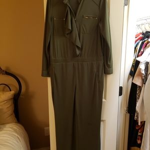 Chicos Green Jumpsuit Size 12/14